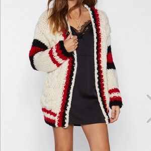 Nasty Gal oversized cardigan